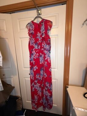 Tommy Hilfiger Red Floral Dress - 16